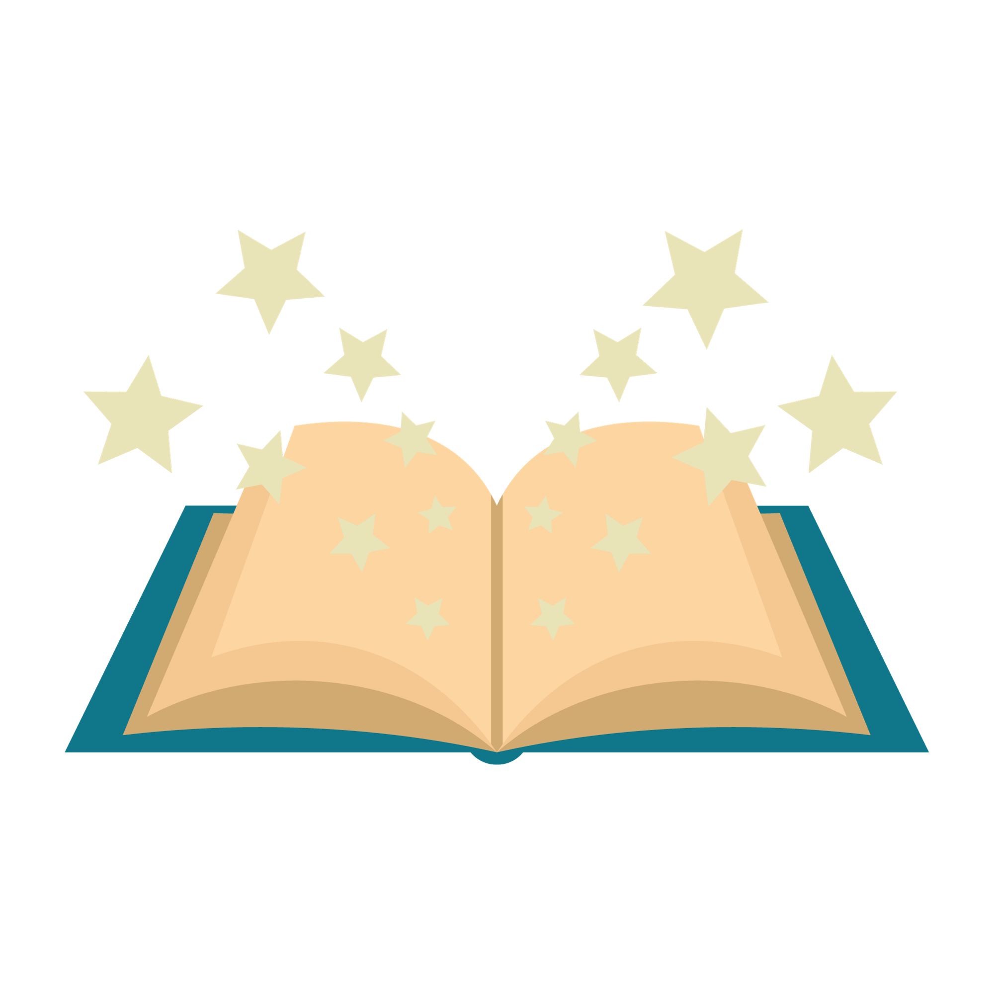 Book with stars